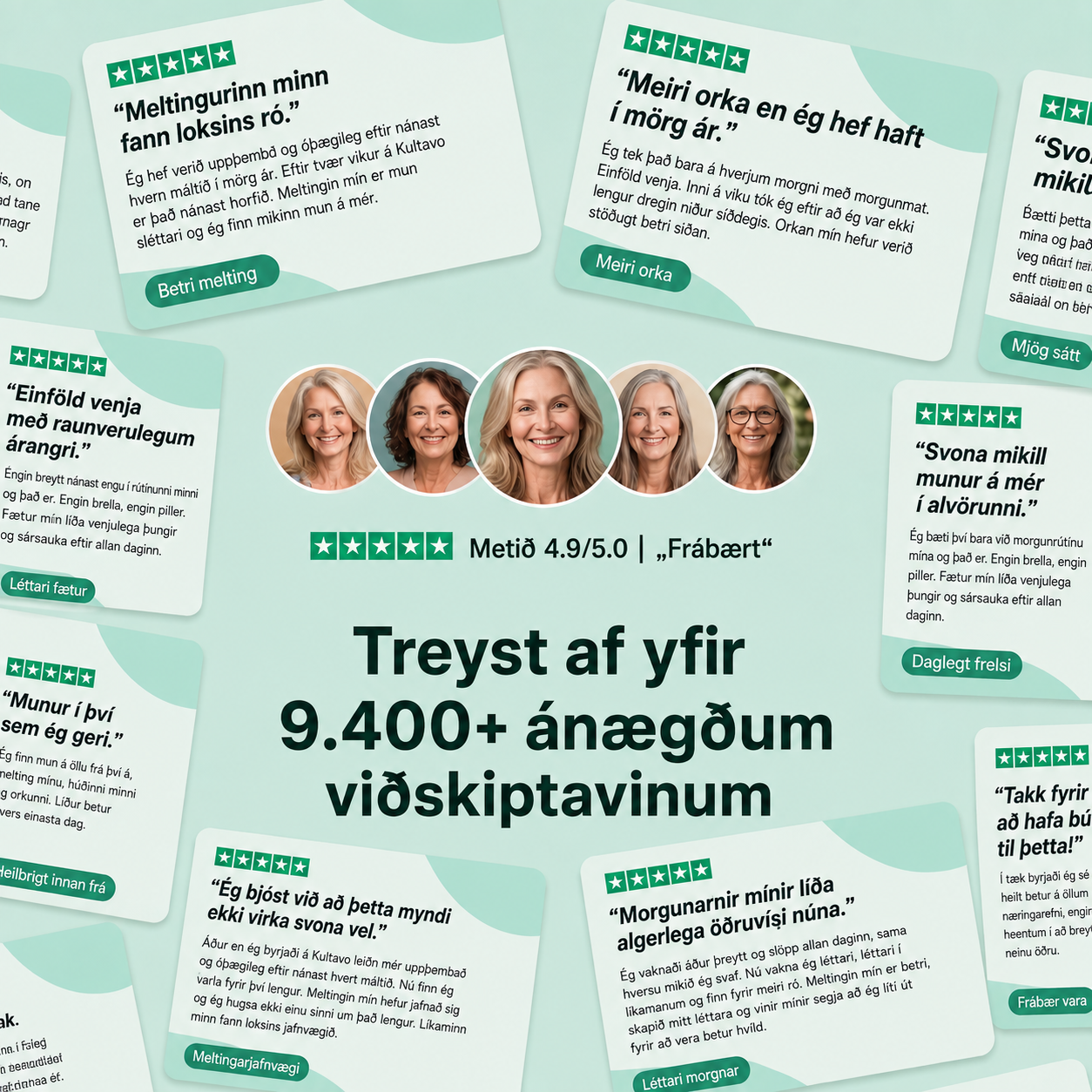 Próbiótískur kombúcha-gúmmí
